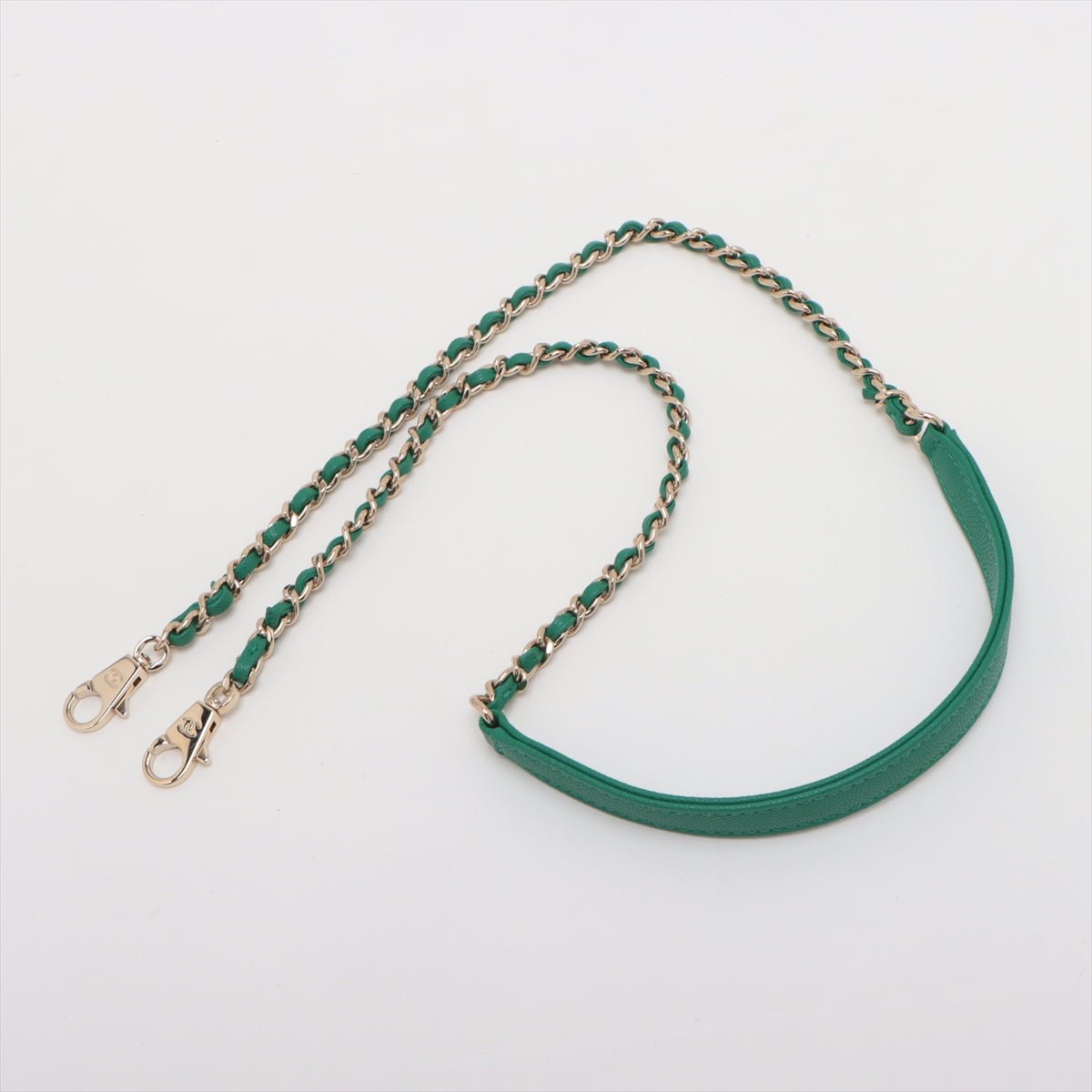 Second hand Chanel Coco Small Caviar Leather Top-handle Shoulder Bag Green - Tabita Bags