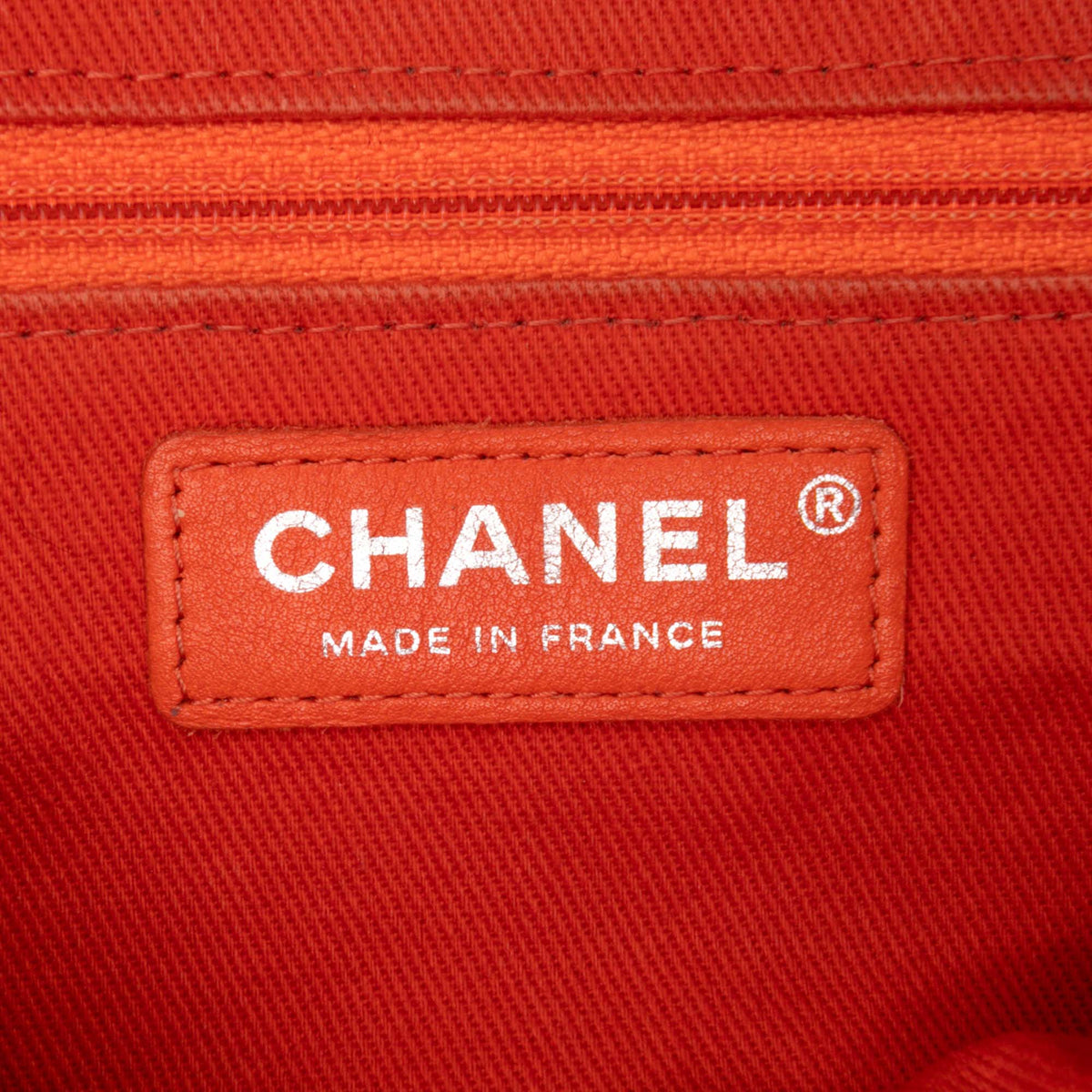 Second hand Chanel Easy Flap Medium Caviar Leather Quilted Shoulder Bag Orange - Tabita Bags