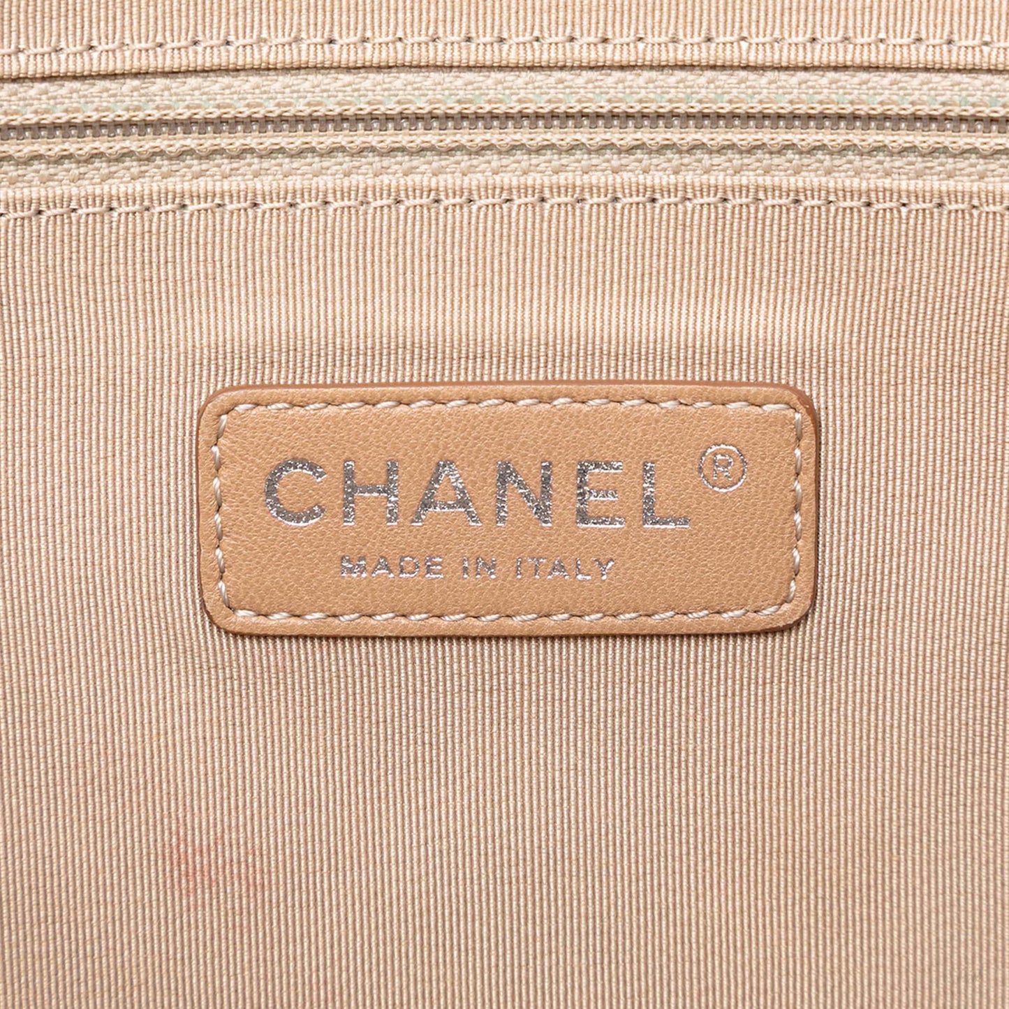 Second hand Chanel Expandable Tote Caviar Leather Matelassè Shoulder Bag Blue - Tabita Bags