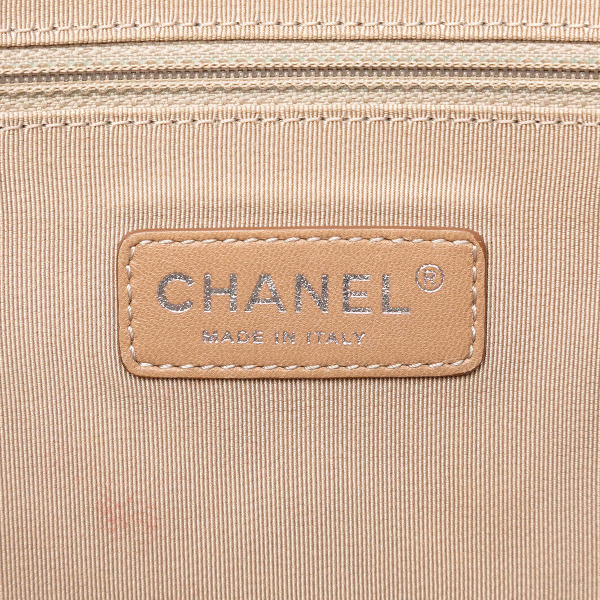 Second hand Chanel Expandable Tote Caviar Leather Matelassè Shoulder Bag Blue - Tabita Bags