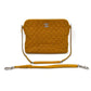 Second hand Chanel French Riviera Quilted Caviar Leather 2-Ways Hobo Bag Yellow - Tabita Bags