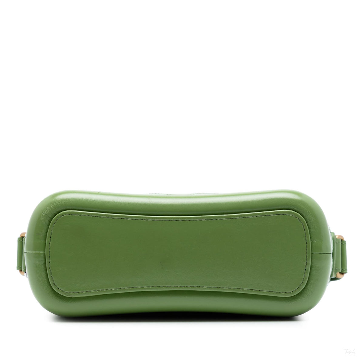 Second hand Chanel Gabrielle Small Lambskin Leather Chevron Shoulder Bag Green - Tabita Bags