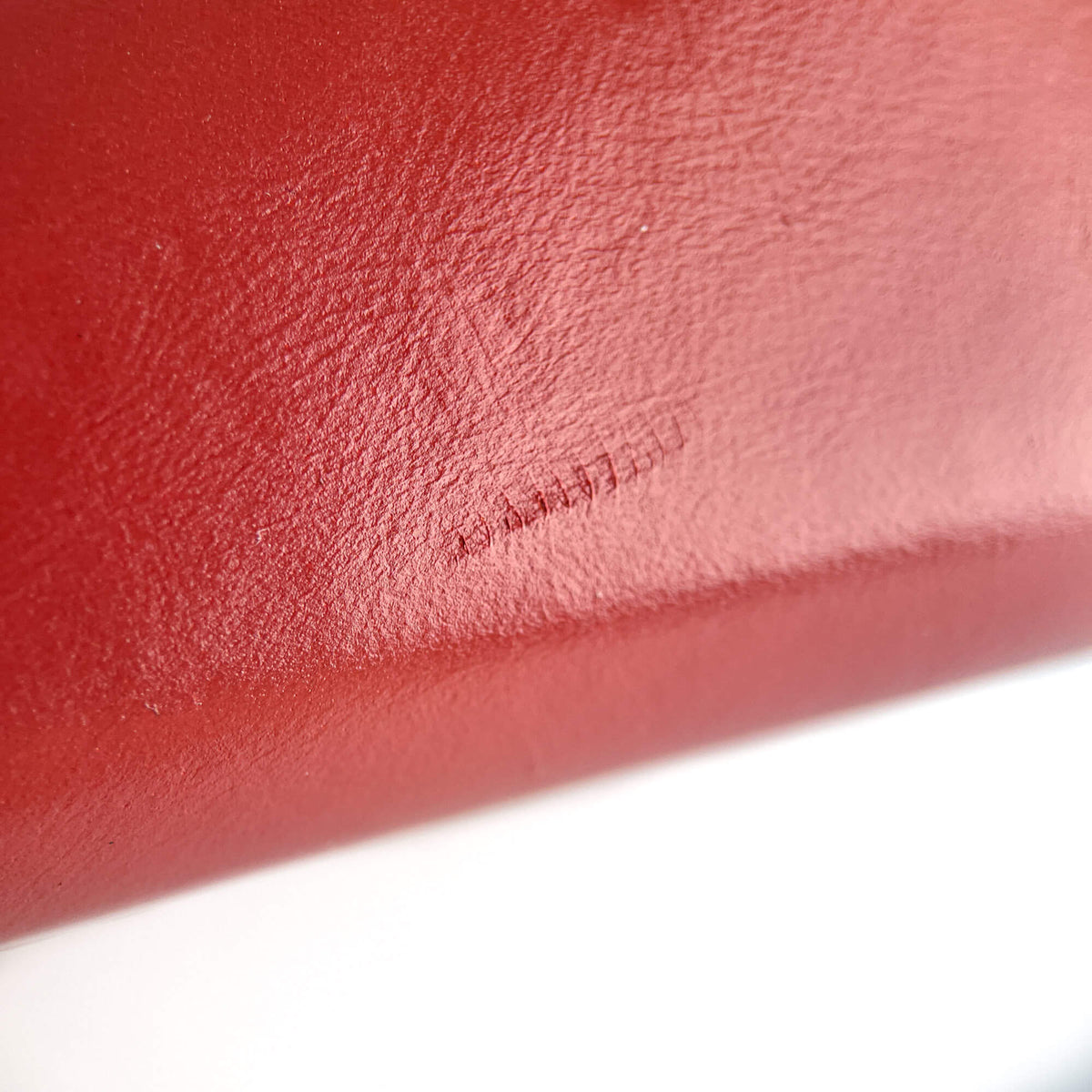 Second hand Chanel Gabrielle Small Lambskin Leather Chevron Shoulder Bag Orange - Tabita Bags