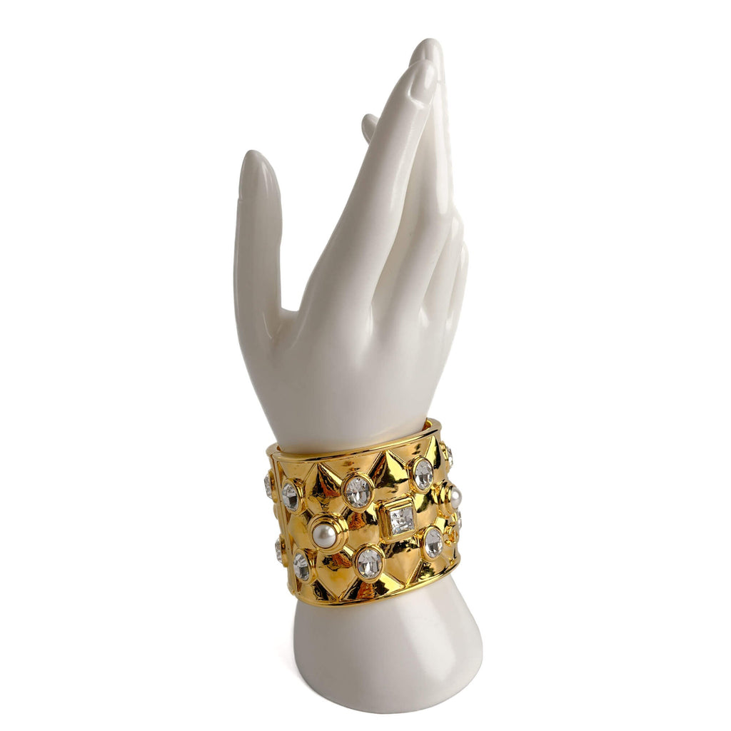 Second hand Chanel Gladiator Metal Bracelet Gold - Tabita Bags