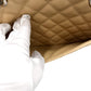 Second hand Chanel GST Quilted Caviar Leather Shopper Bag Beige - Tabita Bags