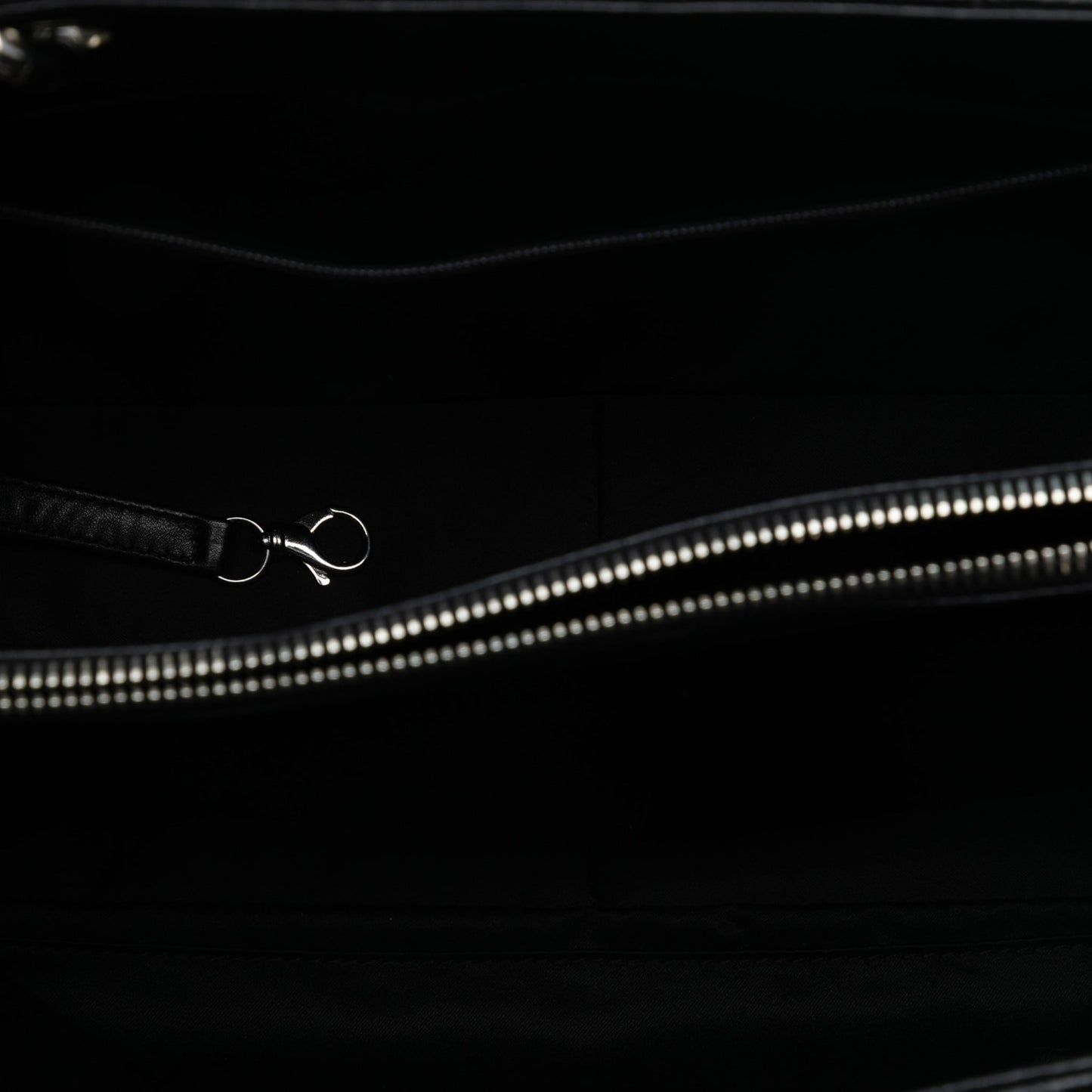 Second hand Chanel GST Quilted Caviar Leather Shopper Bag Black - Tabita Bags