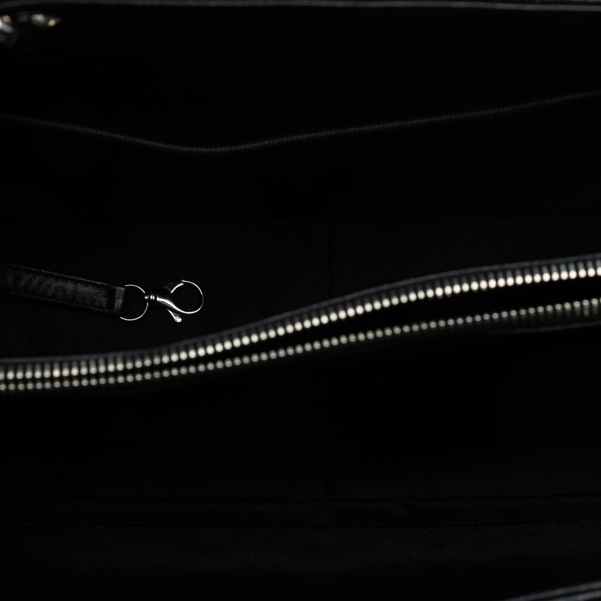 Second hand Chanel GST Quilted Caviar Leather Shopper Bag Black - Tabita Bags