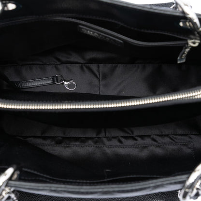 Second hand Chanel GST Quilted Caviar Leather Shopper Bag Black - Tabita Bags