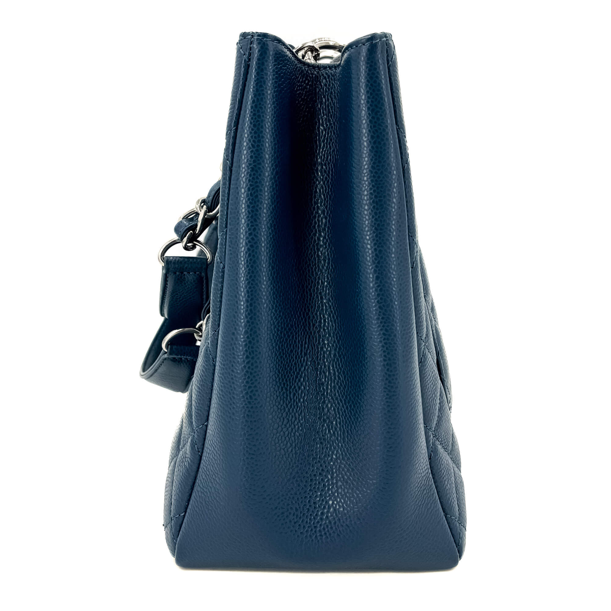 Chanel blue quilted bag sale