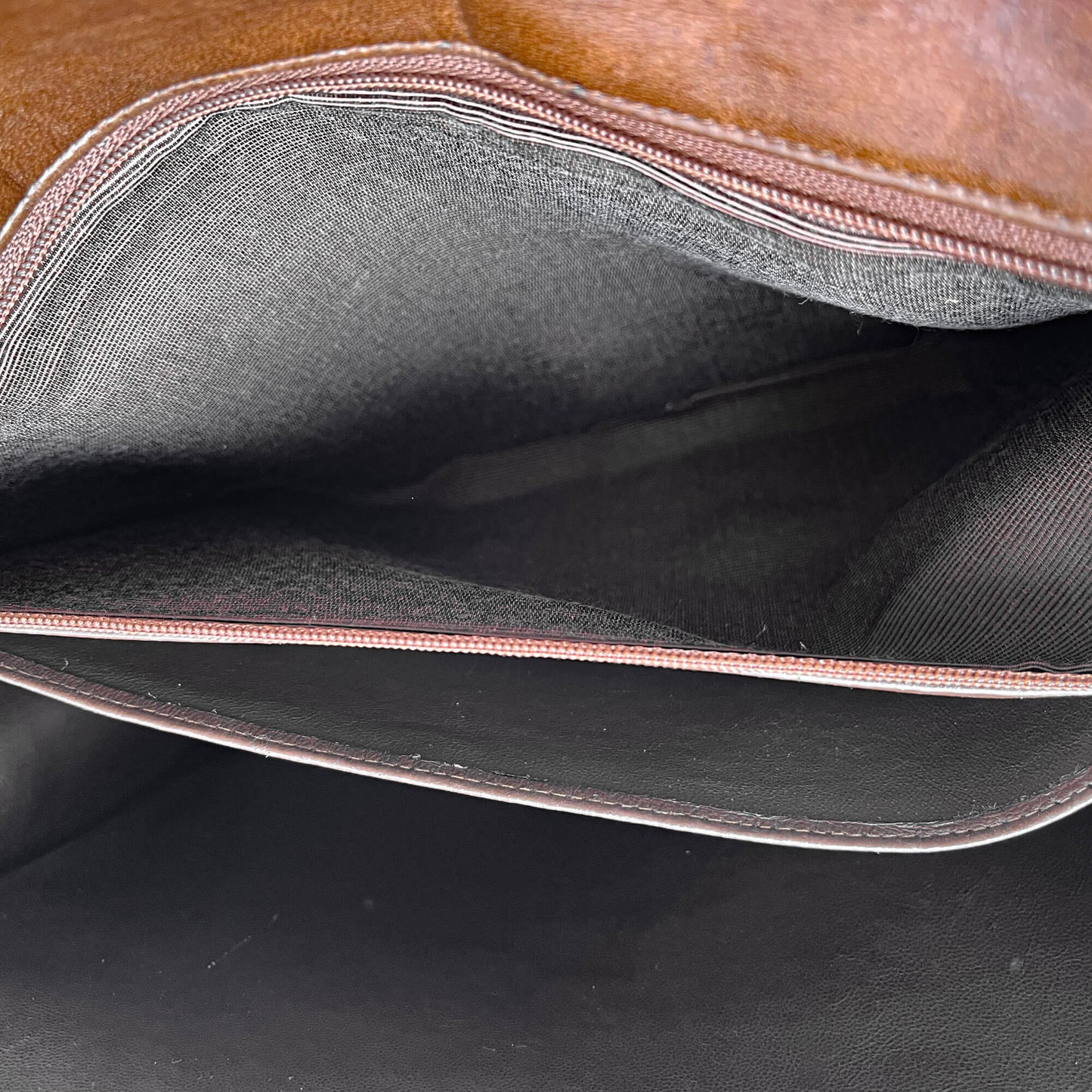 Second hand Chanel Mademoiselle Classic Flap Jumbo Lambskin Leather Shoulder Bag Brown - Tabita Bags