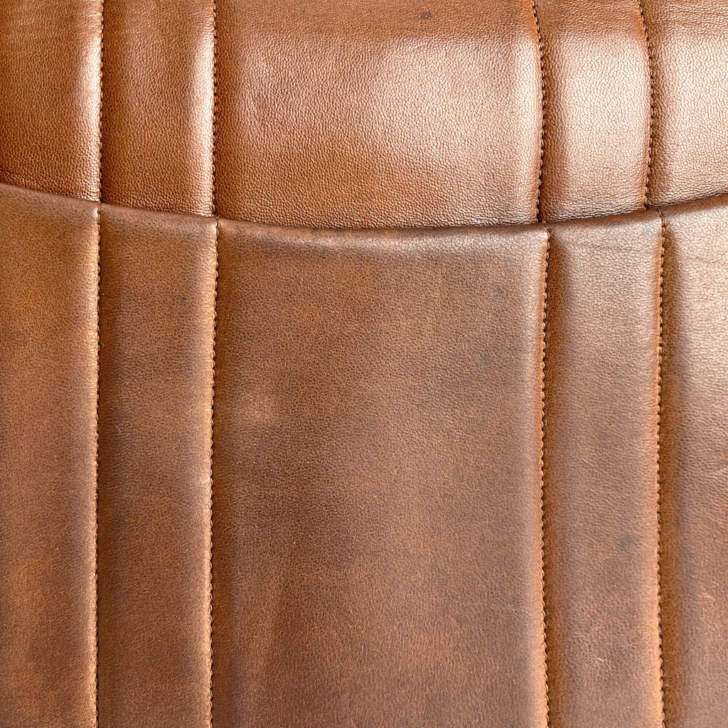 Second hand Chanel Mademoiselle Classic Flap Jumbo Lambskin Leather Shoulder Bag Brown - Tabita Bags