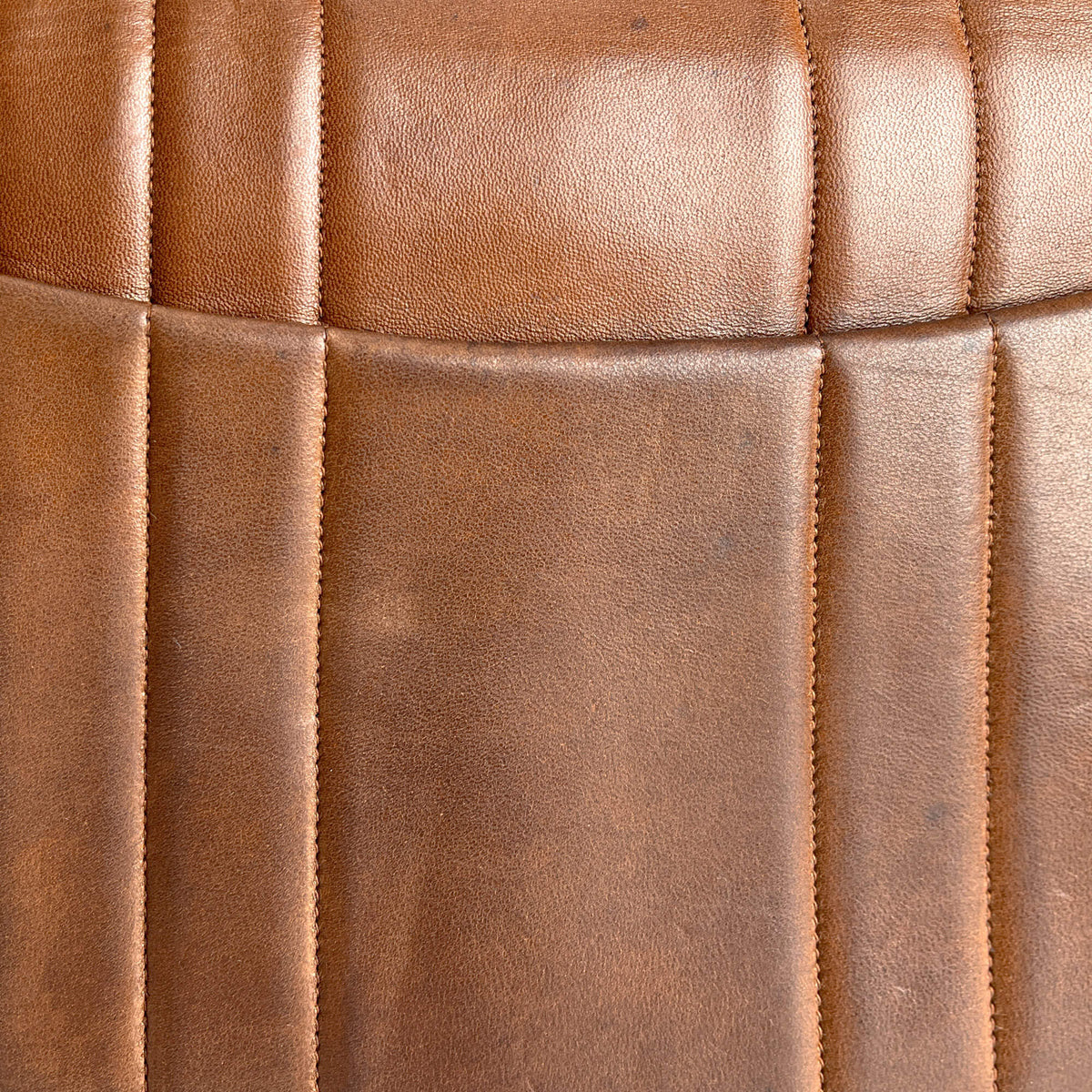 Second hand Chanel Mademoiselle Classic Flap Jumbo Lambskin Leather Shoulder Bag Brown - Tabita Bags
