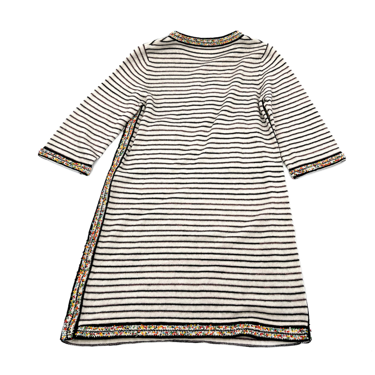 Second hand Chanel Mini Cashmere Dress It 34 Black & White - Tabita Bags
