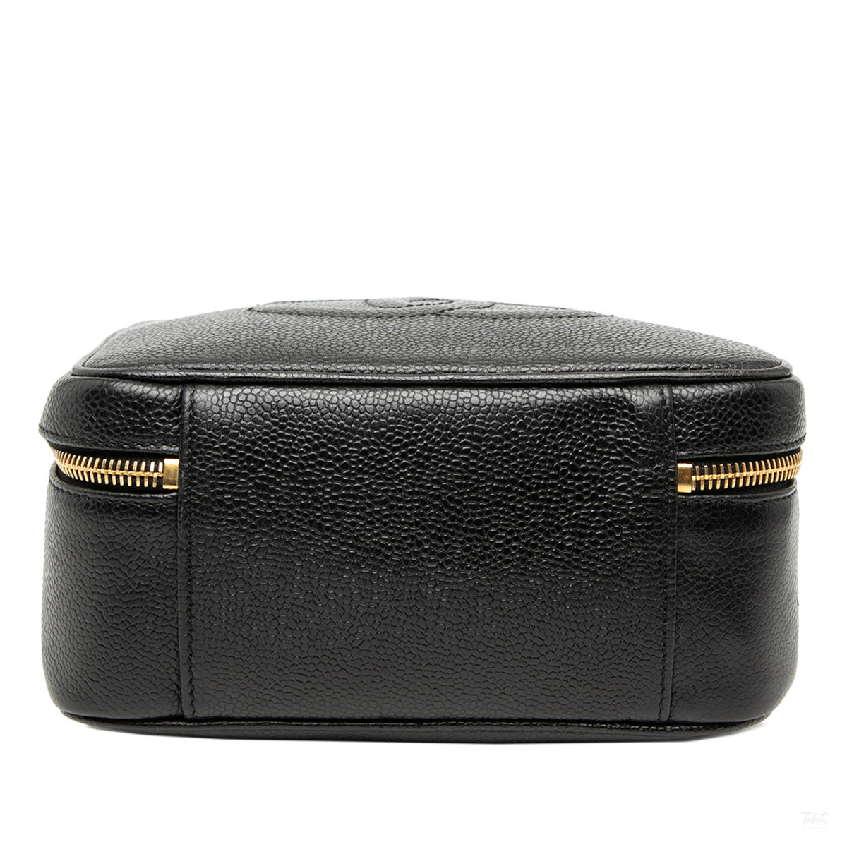 Second hand Chanel Vanity Case Caviar Leather Camera Crossbody Black - Tabita Bags