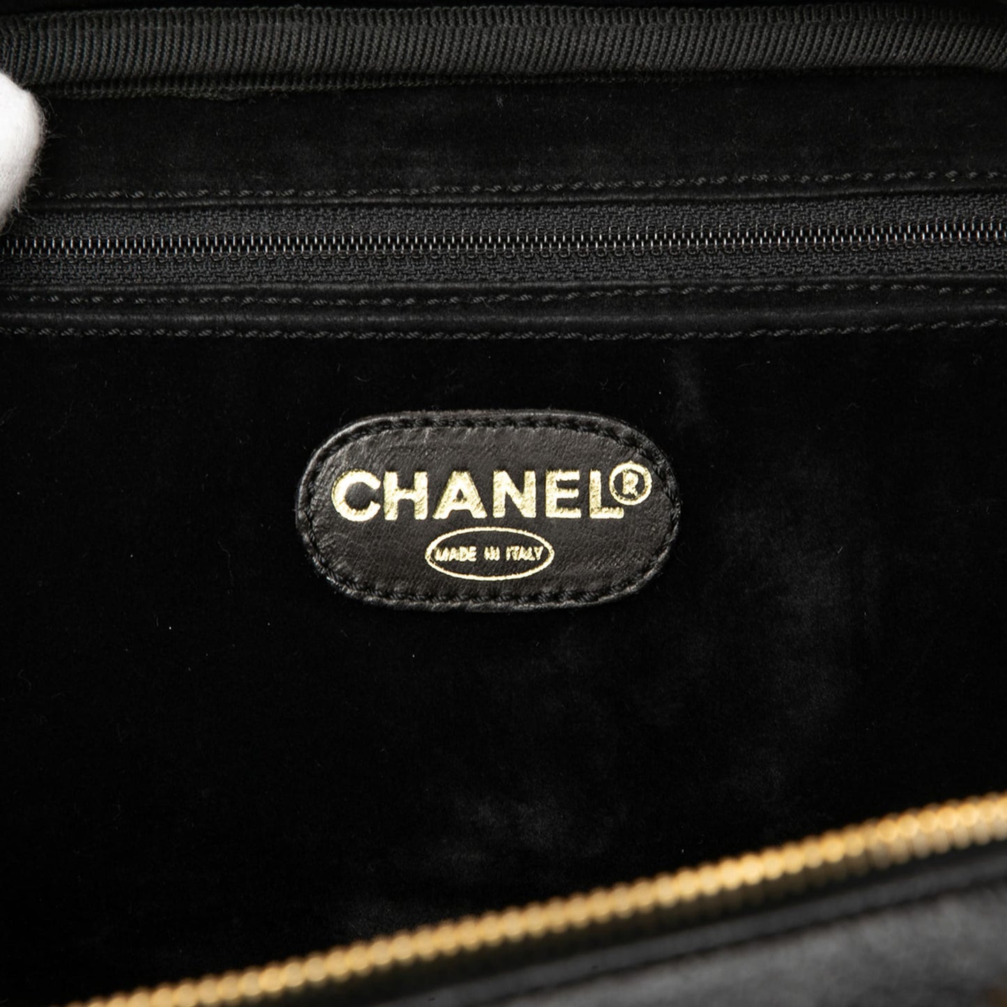 Second hand Chanel Vanity Case Caviar Leather Camera Crossbody Black - Tabita Bags