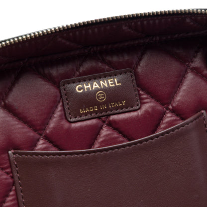 Second hand Chanel Vanity Case Medium Caviar Leather Top-handle Handbag Black - Tabita Bags