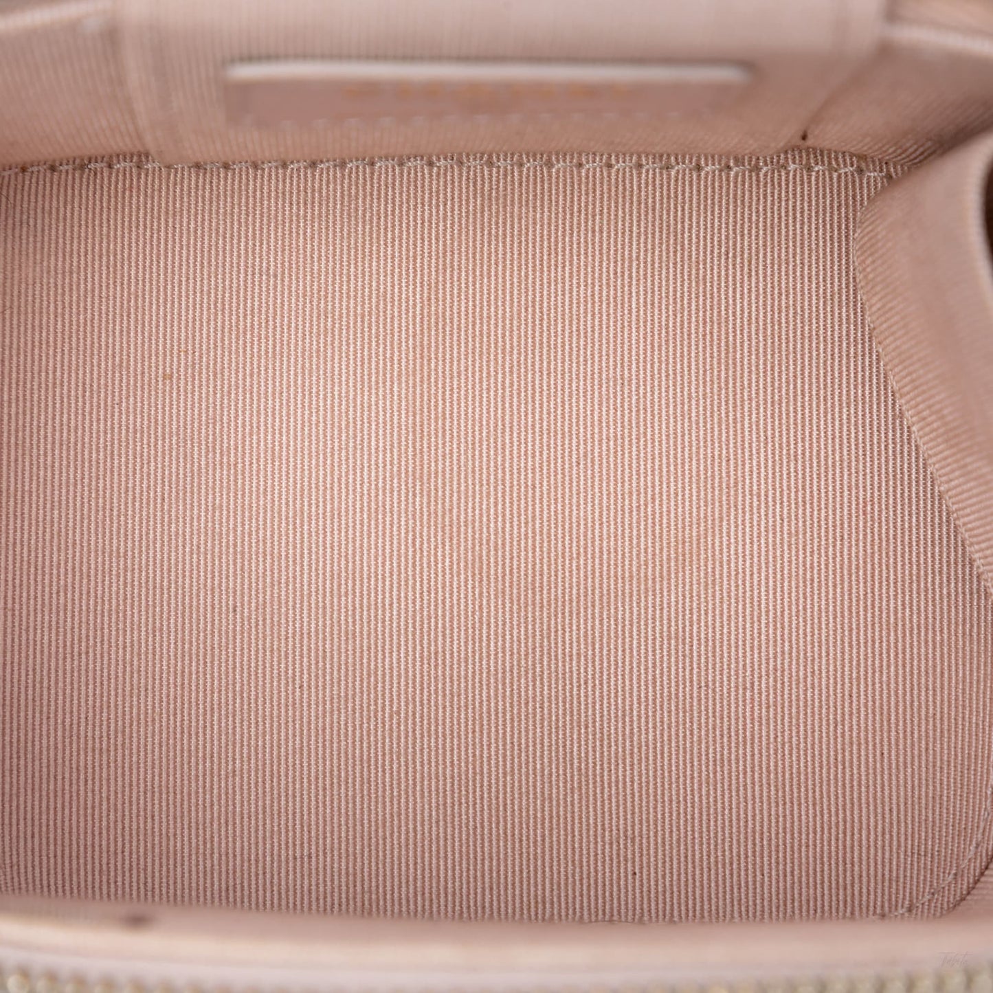 Second hand Chanel Vanity Case Mini Caviar Leather Pearl Charm Quilted Handbag Pink - Tabita Bags