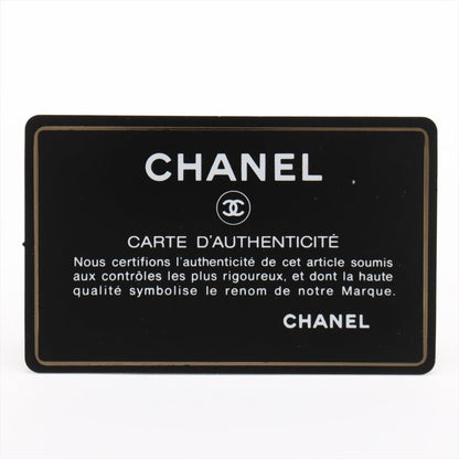 Second hand Chanel Vanity Case Small Lambskin Leather Quilted with Chain Handbag Black - Tabita Bags