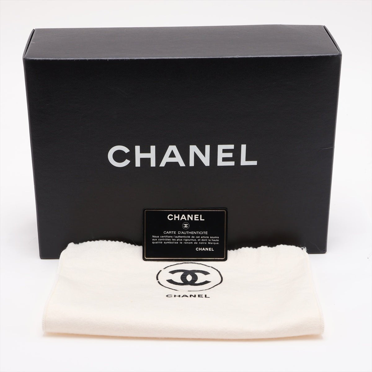 Second hand Chanel Vintage Classic Double Flap Medium Lambskin Leather Matelassè Shoulder Bag Black - Tabita Bags