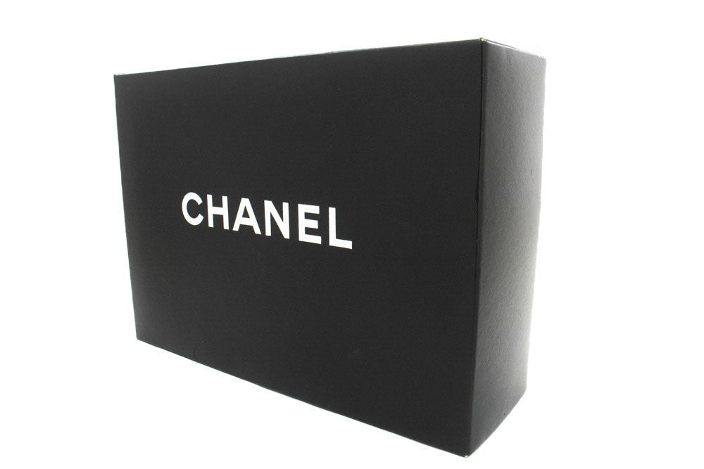 Second hand Chanel Vintage Classic Double Flap Medium Lambskin Leather Matelassè Shoulder Bag Black - Tabita Bags