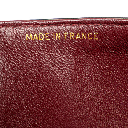 Second hand Chanel Vintage Classic Double Flap Medium Lambskin Leather Matelassè Shoulder Bag Black - Tabita Bags