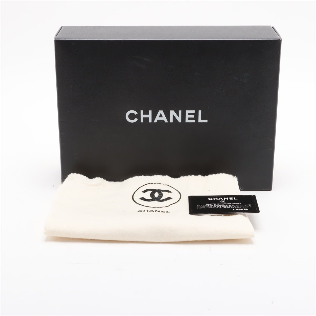 Second hand Chanel Vintage Classic Double Flap Small Lambskin Leather Matelassè Shoulder Bag Black - Tabita Bags