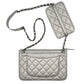 Second hand Chanel Wallet on Chain Crossbody Quilted Leather Metallic - Tabita Bags