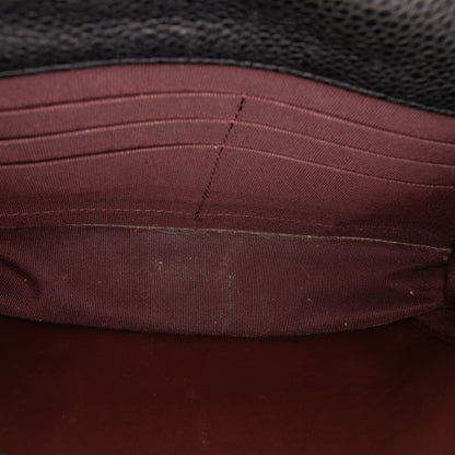 Second hand Chanel WOC Caviar Leather Quilted Flap Crossbody Black - Tabita Bags