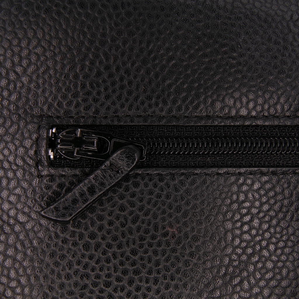 Second hand Chanel WOC Caviar Leather Quilted Flap Crossbody Black - Tabita Bags