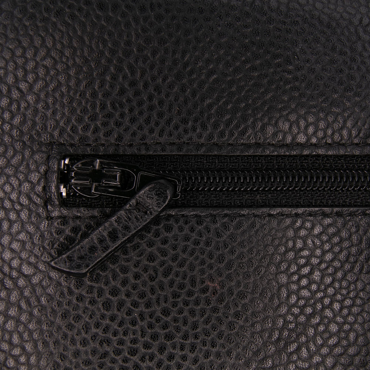 Second hand Chanel WOC Caviar Leather Quilted Flap Crossbody Black - Tabita Bags
