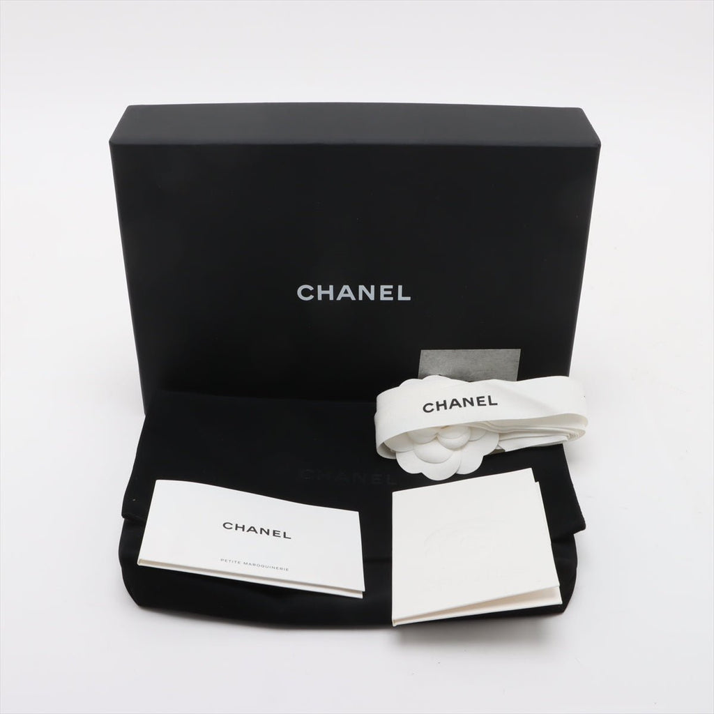 Second hand Chanel WOC Caviar Leather Quilted Flap Crossbody Black - Tabita Bags