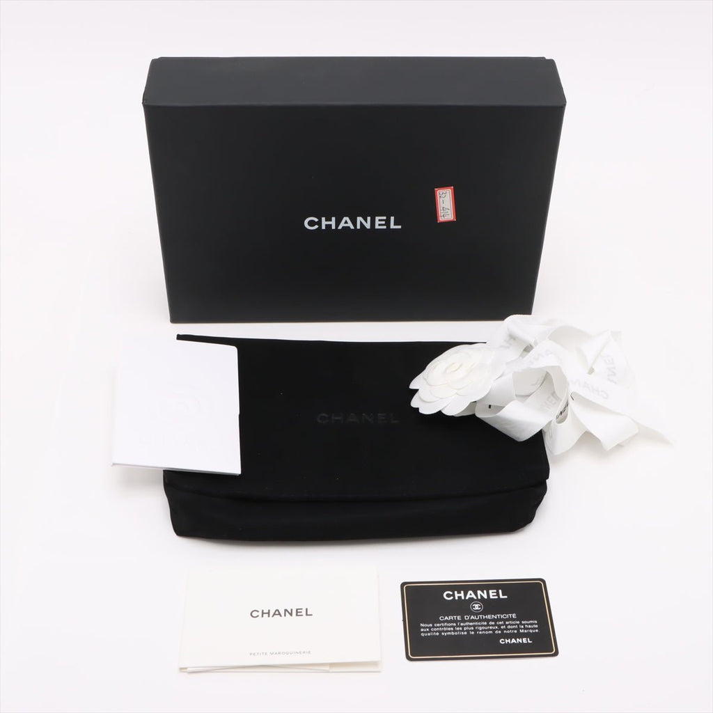 Second hand Chanel WOC Caviar Leather Quilted Flap Crossbody Black - Tabita Bags