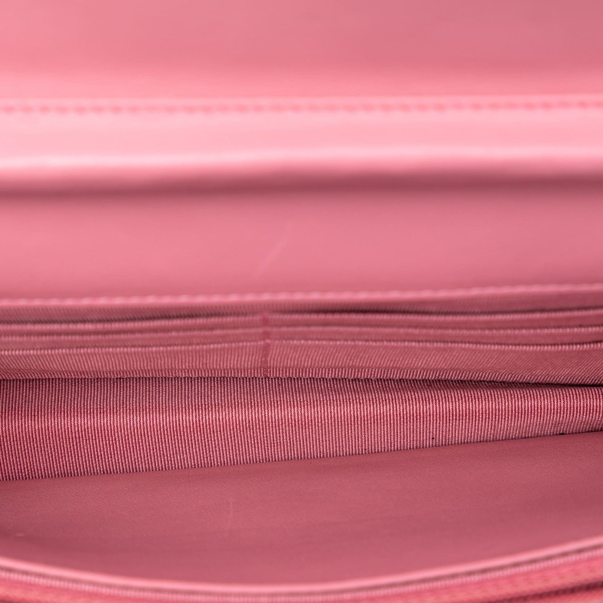 Second hand Chanel WOC Lambskin Leather Quilted Flap Crossbody Pink - Tabita Bags