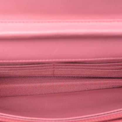 Second hand Chanel WOC Lambskin Leather Quilted Flap Crossbody Pink - Tabita Bags