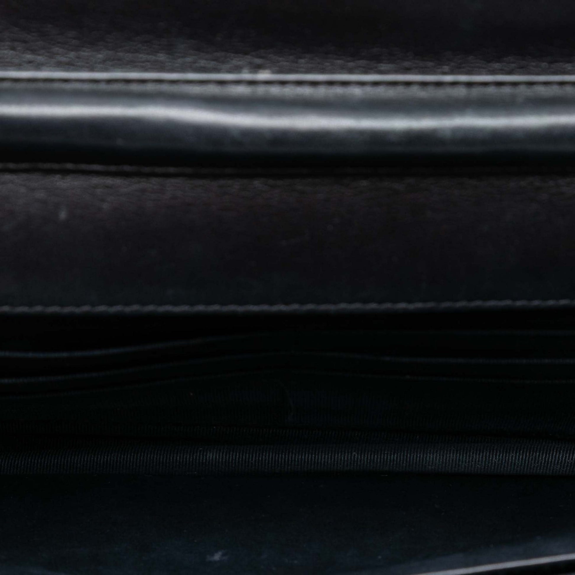 Second hand Chanel WOC Patent Leather Quilted Flap Crossbody Black - Tabita Bags