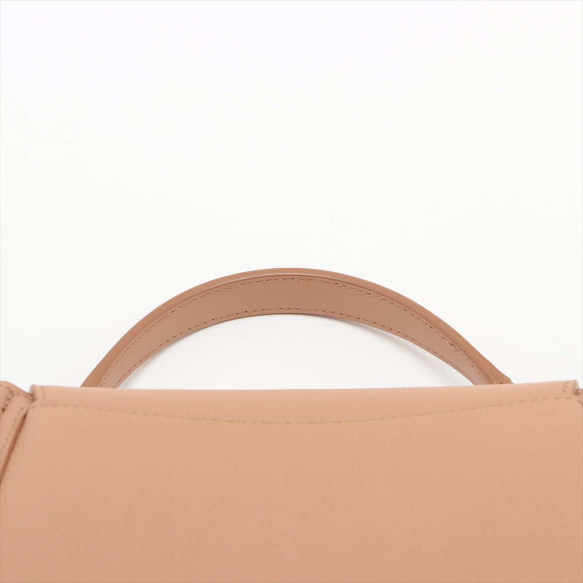 Second hand Chloé Tess Day Mini Calfskin Leather 3 - Ways Top - handle Bag Light Tan - Tabita Bags