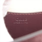 Second hand Chloé Tess Large Leather 3 - Ways Saddle Bag Burgundy - Tabita Bags