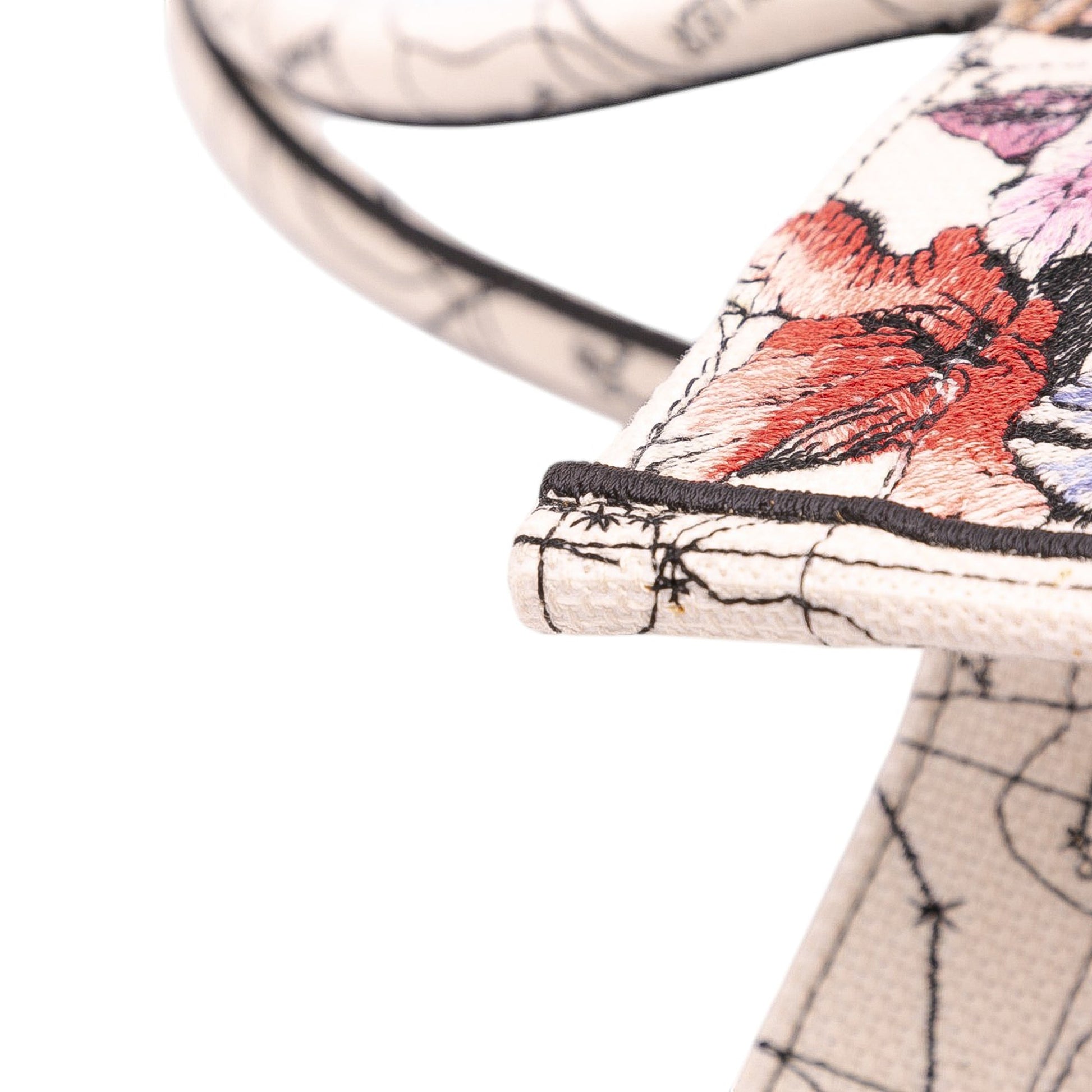 Second hand Dior Book Tote Large Embroidery Canvas Handbag Brown - Tabita Bags