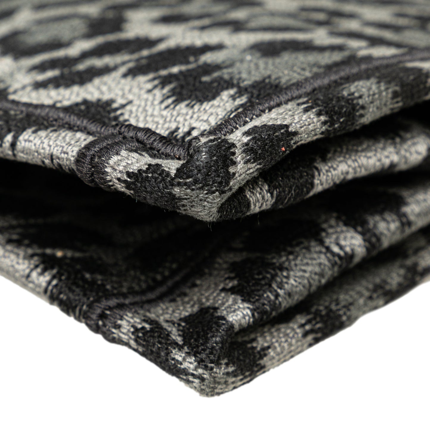 Second hand Dior Book Tote Large Embroidery Canvas Handbag Grey - Tabita Bags