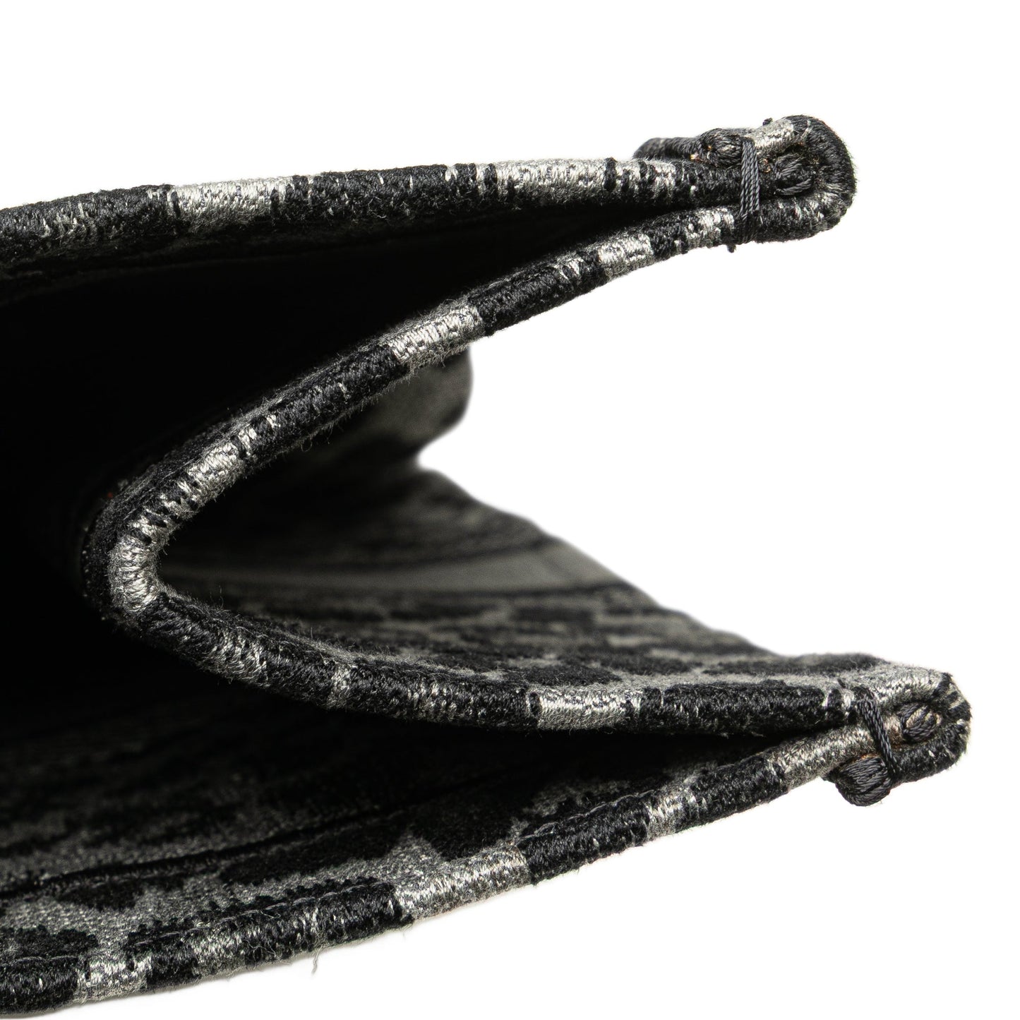 Second hand Dior Book Tote Large Embroidery Canvas Handbag Grey - Tabita Bags