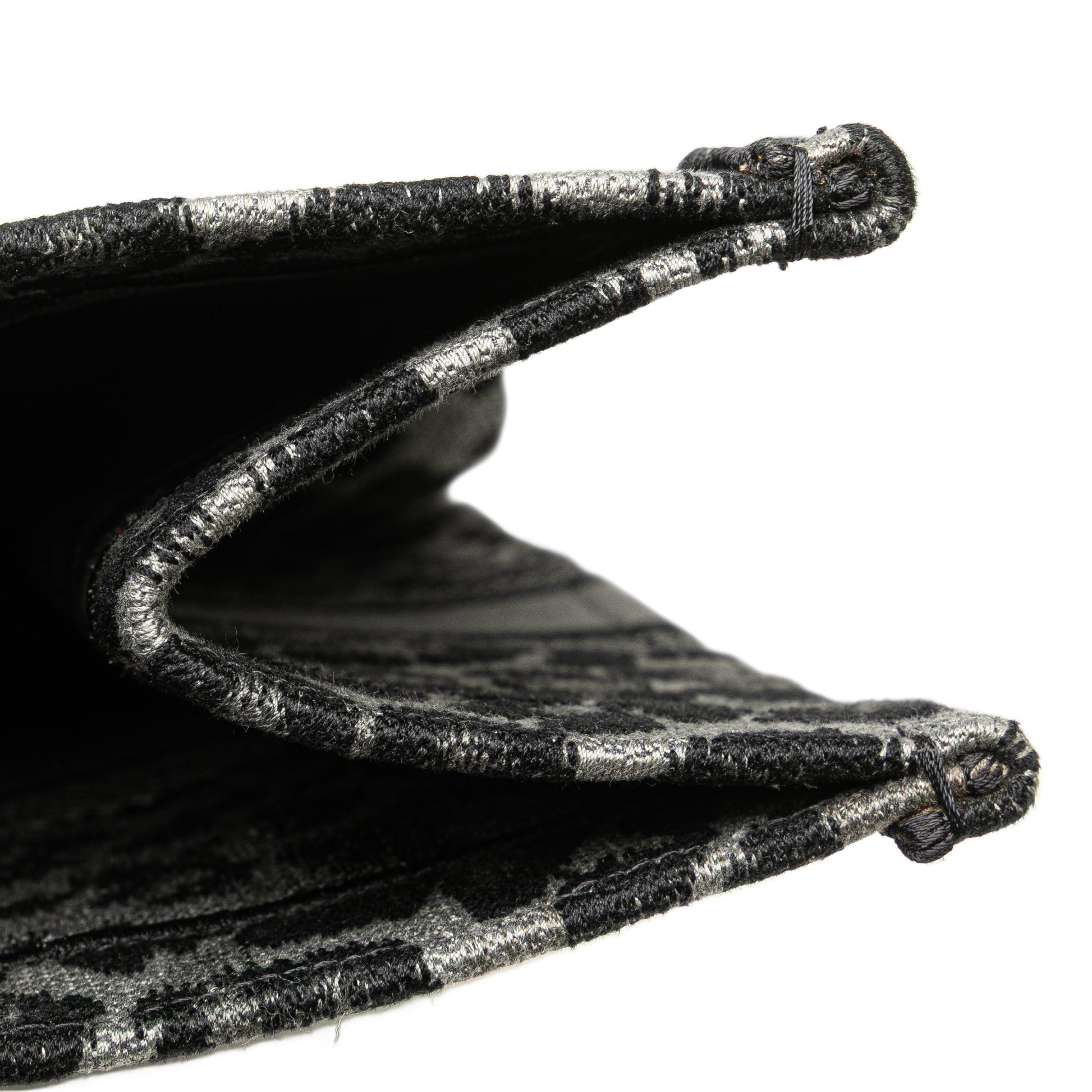 Second hand Dior Book Tote Large Embroidery Canvas Handbag Grey - Tabita Bags