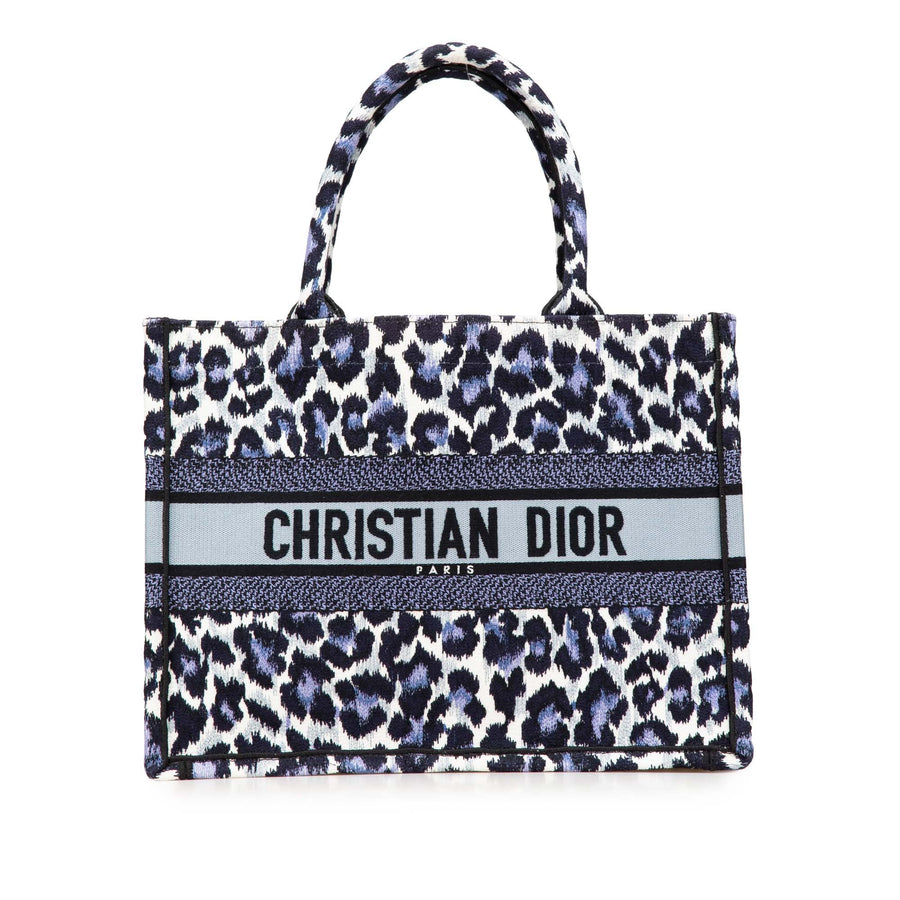 Second hand Dior Book Tote Medium Canvas Embroidery Handbag Mizza - Tabita Bags