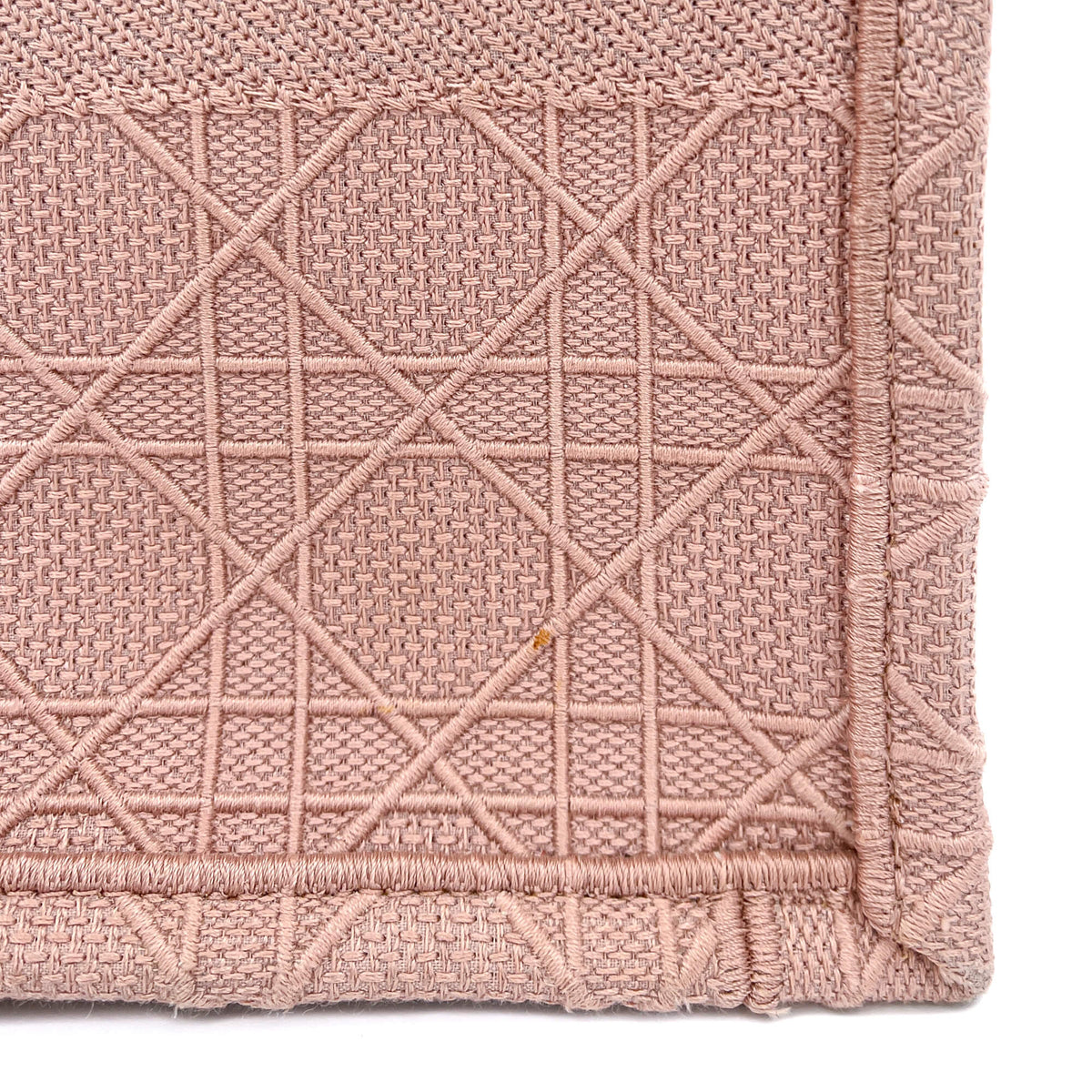 Second hand Dior Book Tote Medium Embroidery Canvas Bag Pink - Tabita Bags