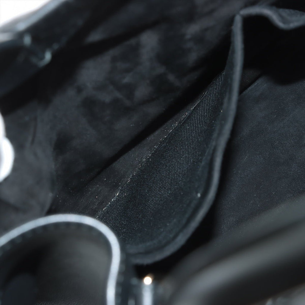 Second hand Dior Book Tote Medium Leather Macrocannage Handbag Black - Tabita Bags