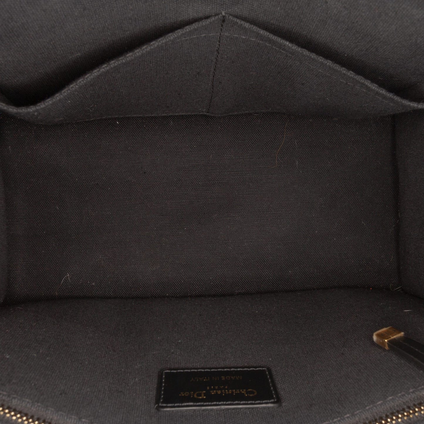 Second hand Dior Book Tote Small Embroidery Canvas Tote Bag Plan De Paris Black - Tabita Bags