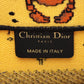 Second hand Dior Book Tote Small Embroidery Canvas Tote Bag Yellow - Tabita Bags