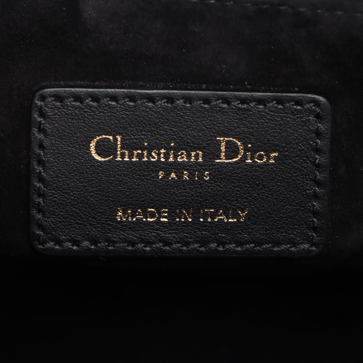 Second hand Dior Book Tote Small Leather Macrocannage Handbag Black - Tabita Bags
