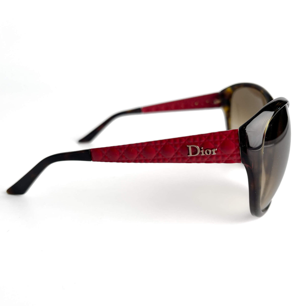 Second hand Dior Cannage Acetate Oversized Brown - Tabita Bags