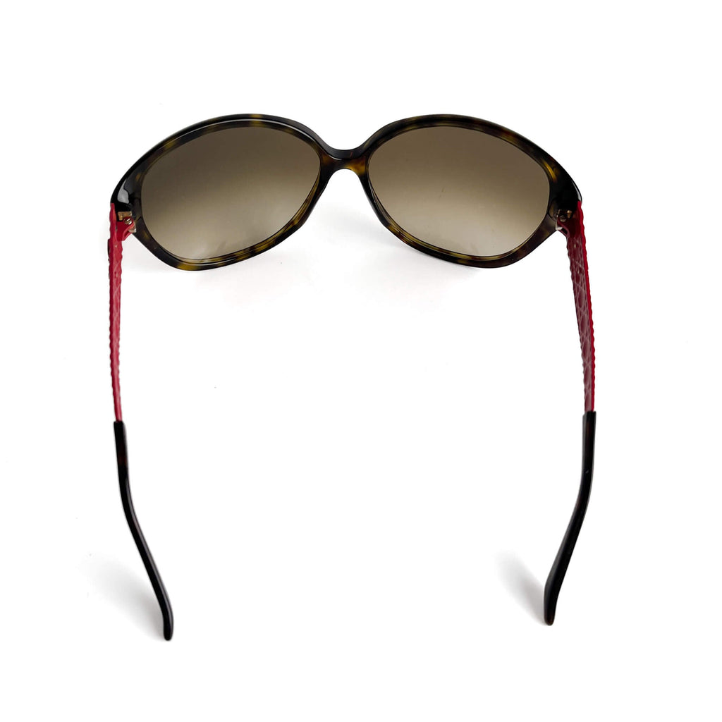 Second hand Dior Cannage Acetate Oversized Brown - Tabita Bags