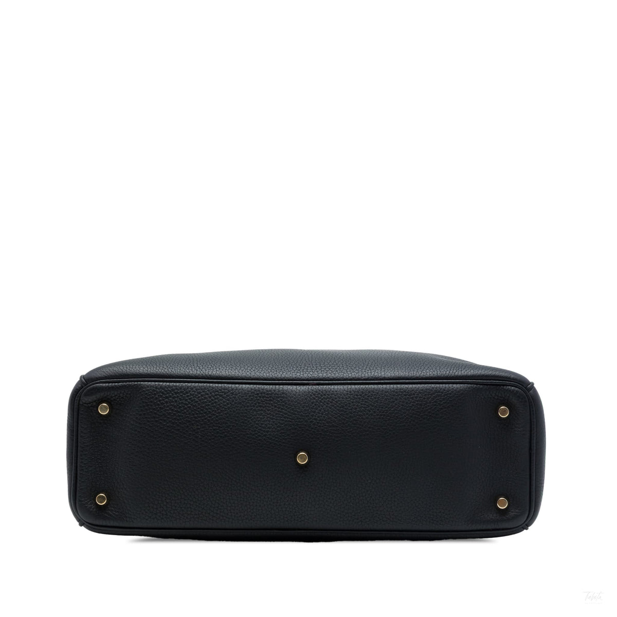 Second hand Dior Diorissimo Large Pebbled Calfskin Leather Satchel Handbag Black - Tabita Bags